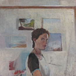 Self Portrait, 84x84, Oil on Canvas, 2007