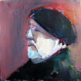 Yan, 30x30,Oil on canvas